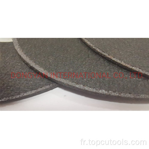 Disque de coupe en résine abrasive en acier inoxydable